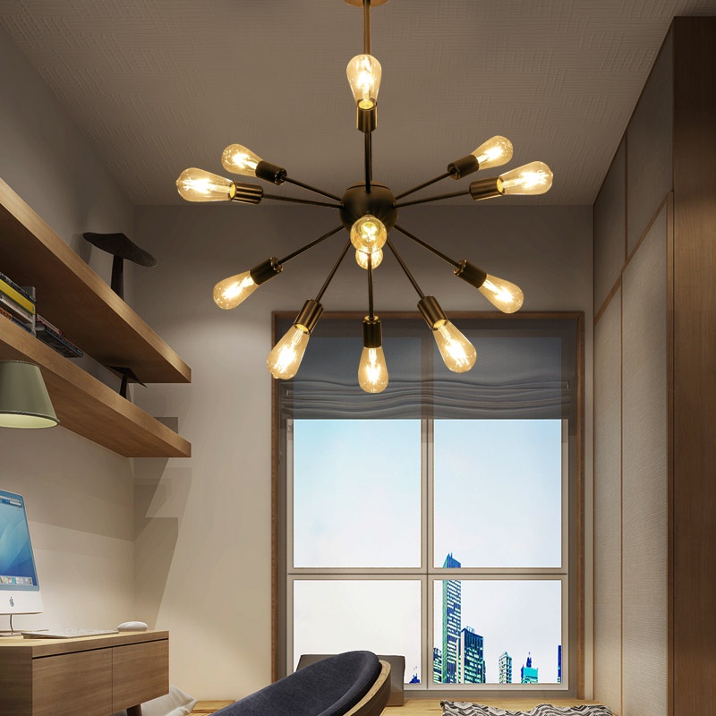 Modern design of chandeliers 8/12 industrial chandeliers Penthouse