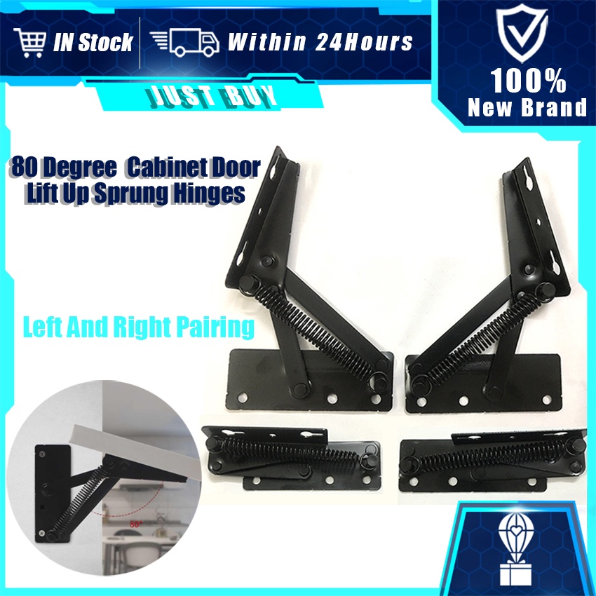 2pcs/set Degree Sprung Hinges Top Support Lift Up Code Kitchen Support Tools Concealed