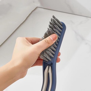 1pc Cleaning Brush With Clip, Double-ended Groove Brush & Japanese