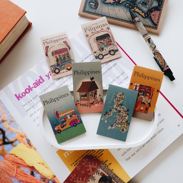 Papemelroti Philippine Souvenirs Bookmark Jeepney BahayKubo