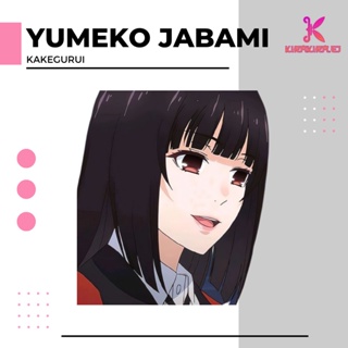 Poster Adesivo Anime Kakegurui Yumeko Jabami - Cogumelo Corp