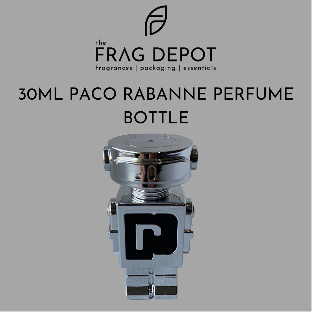 30ml Empty Perfume Glass Bottle Paco Rabanne Inspired | Shopee Philippines