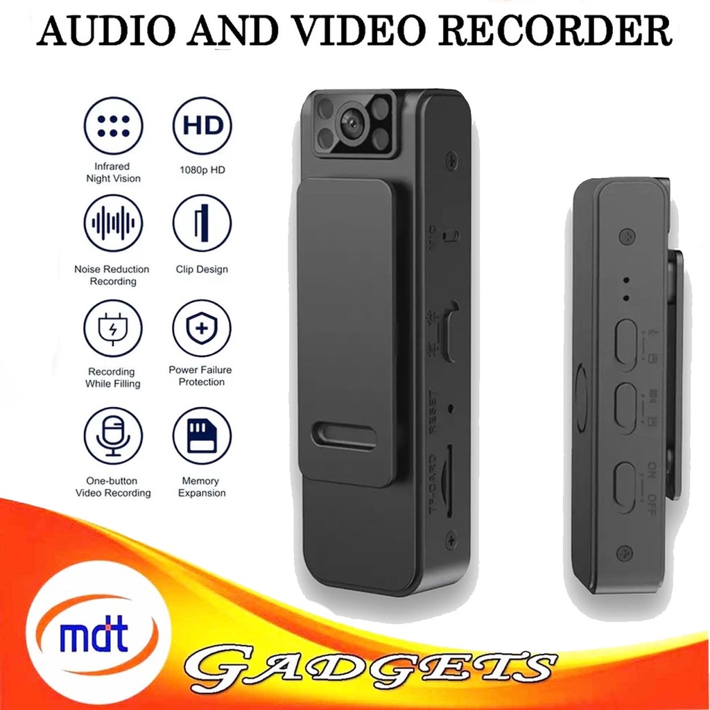 Mini Body Camera Small Body Cam Lightweight And Portable Rotating Lens ...