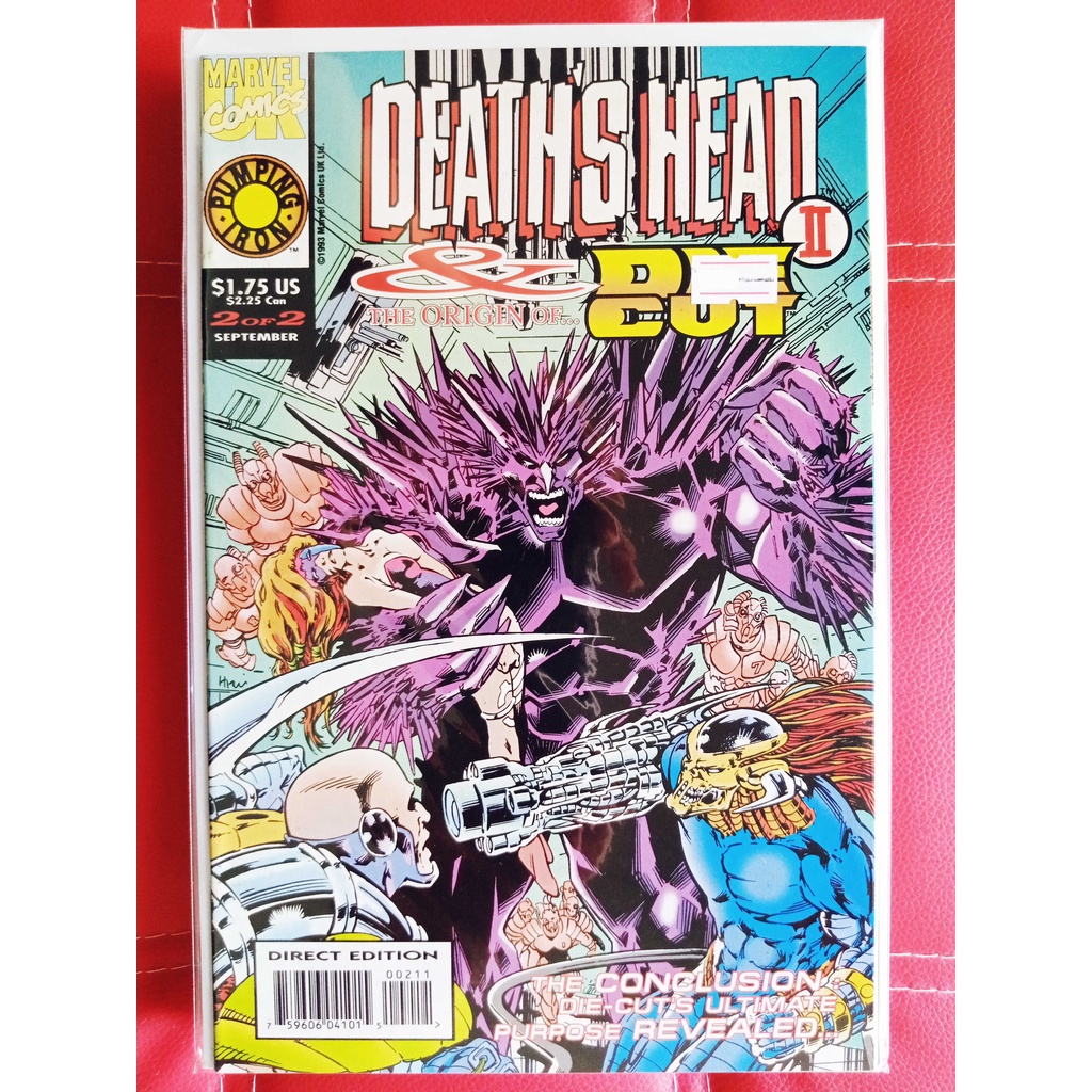 Death's Head II and the Origin of Die Cut 2 Marvel UK Comic Book VF ...