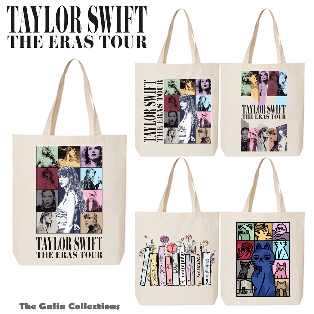 TAYLOR SWIFT THE ERAS TOUR INSPIRED TOTE BAG | Shopee Philippines