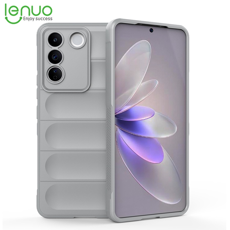 Lenuo Luxury Silicone Soft Phone Case For Vivo V27e V27 Pro Case Shell Shockproof All Inclusive 2179