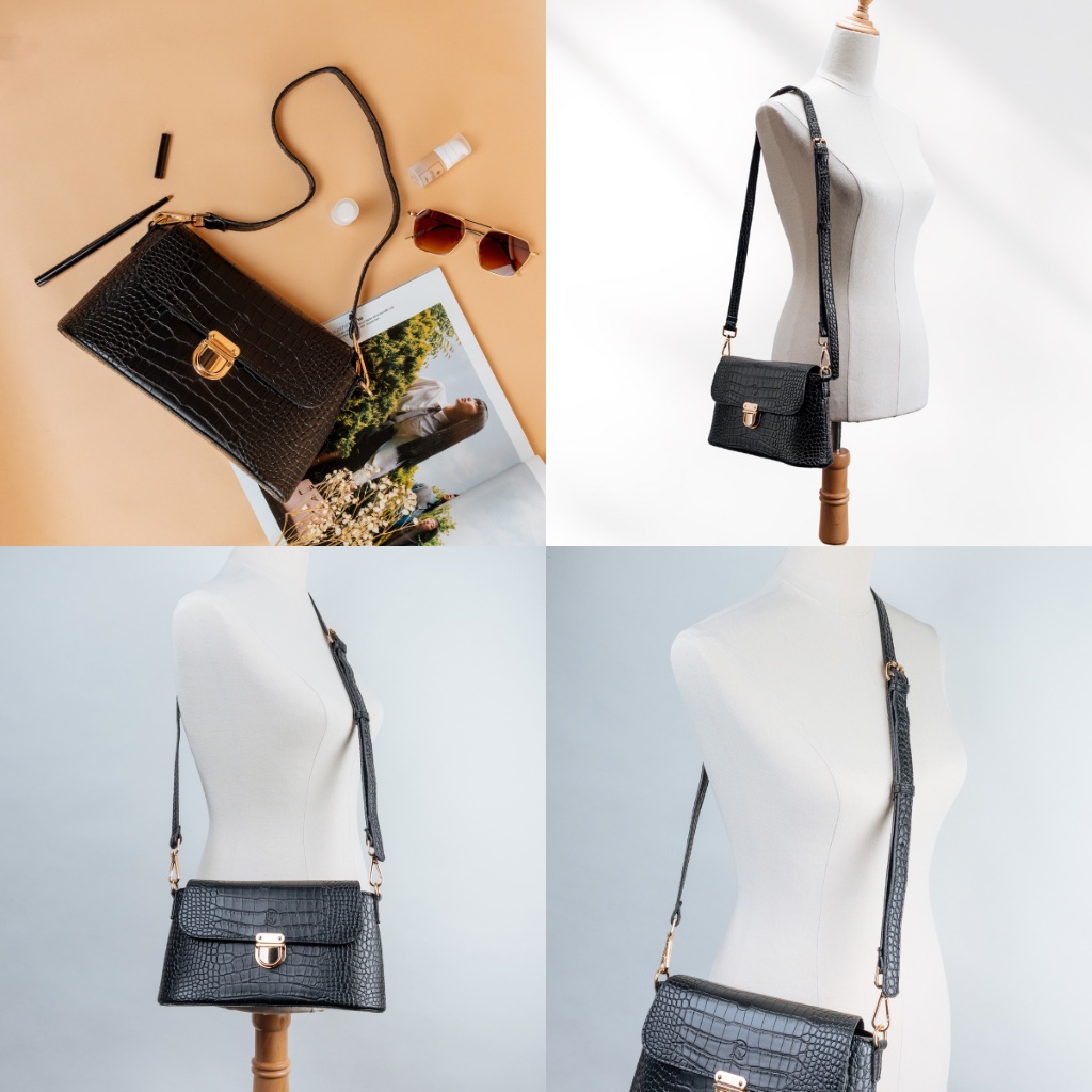 Kurbang Lokal VIA ThreeWay MultiPurpose Bag Clutch, Shoulder, Sling