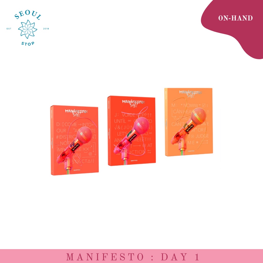 ENHYPEN MANIFESTO DAY 1【3形態セット】 ニキ アルバム｜Yahoo