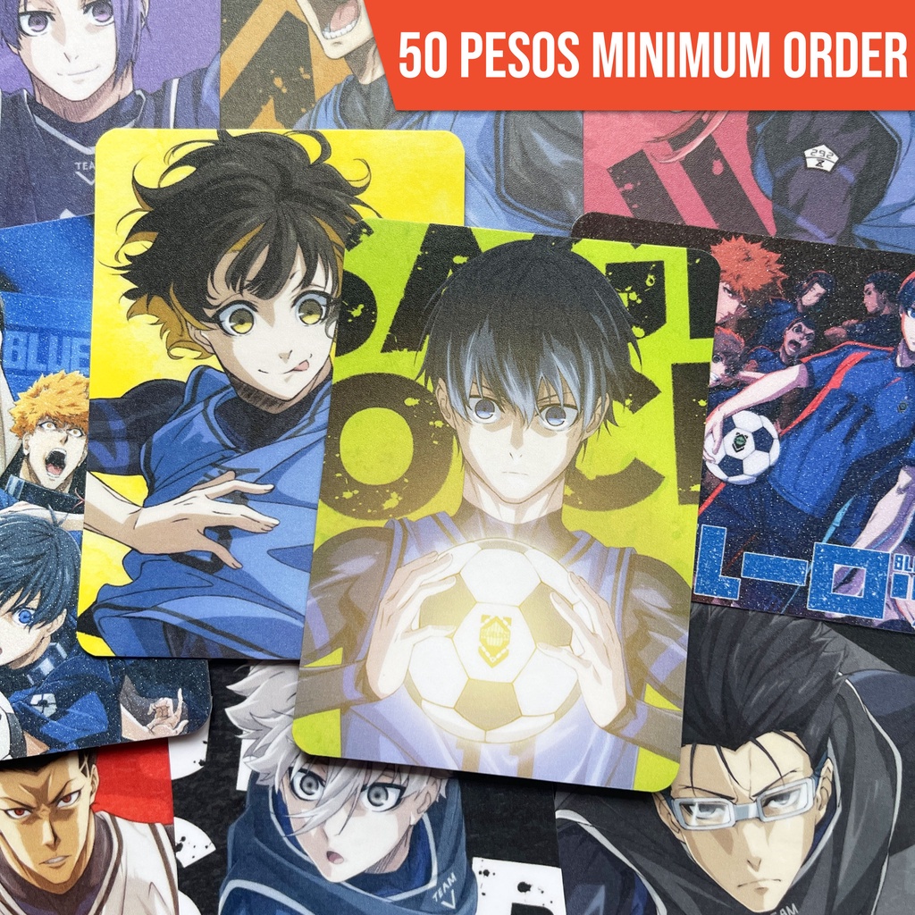 Blue Lock Anime Photocards (Laminated) | Shopee Philippines