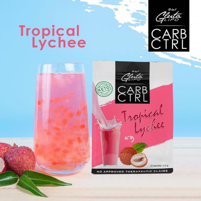 GLUTA LIPO CARB CTRL TROPICAL LYCHEE | Shopee Philippines