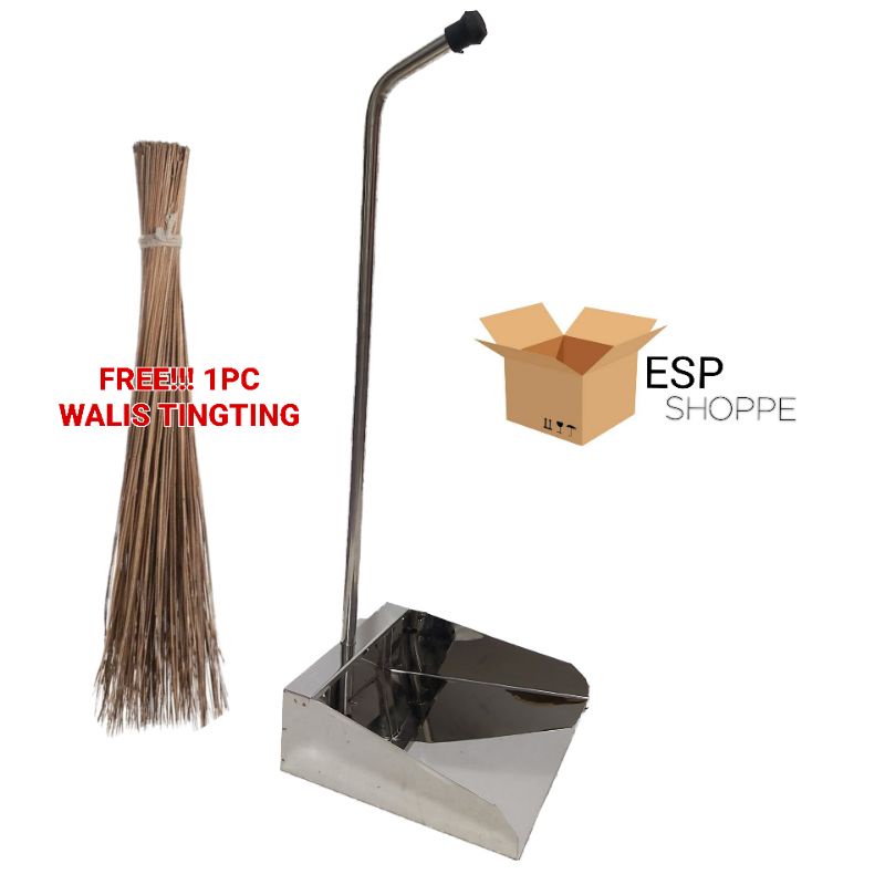 PURE STAINLESS DUSTPAN / PANDAKOT FREE WALIS TINGTING (Durable and