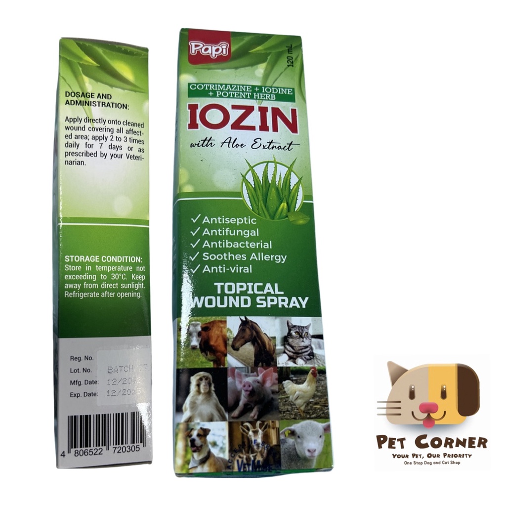 Iozin spray hotsell for dogs