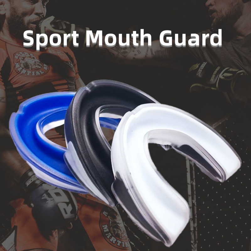 Sport Mouth Guard EVA Safety Tooth Braces Teeth Protector Mouth Piece