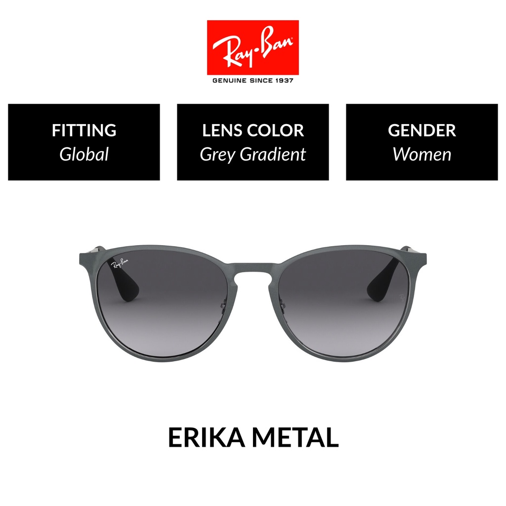 Ray-Ban Erika Metal - RB3539 192/8G - Sunglasses | Shopee Philippines