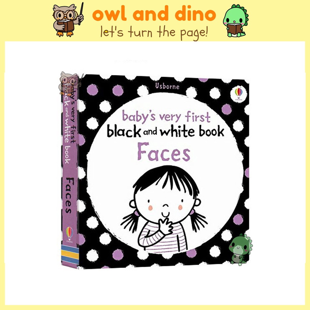 Usborne Babies Very First Black and White Books Faces (Board Book
