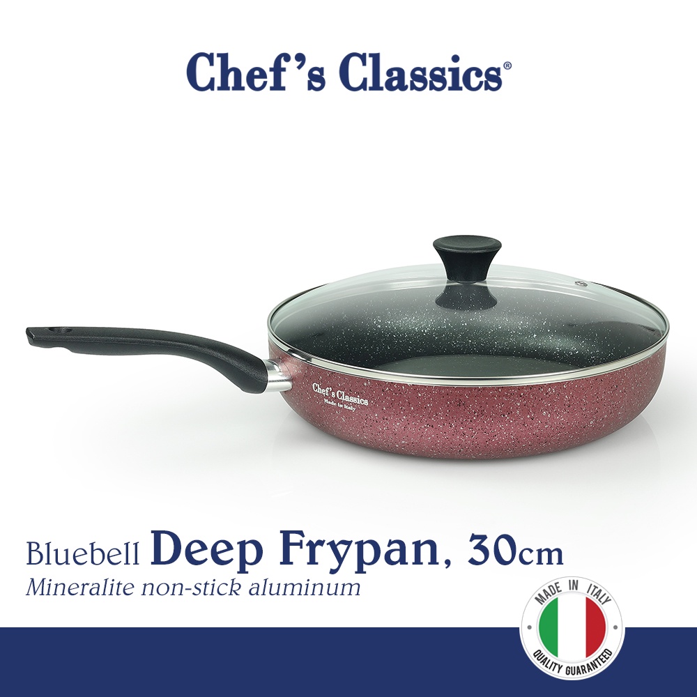 Chef's Classics Bluebell Non-Stick Deep Frypan, 30cm Shopee