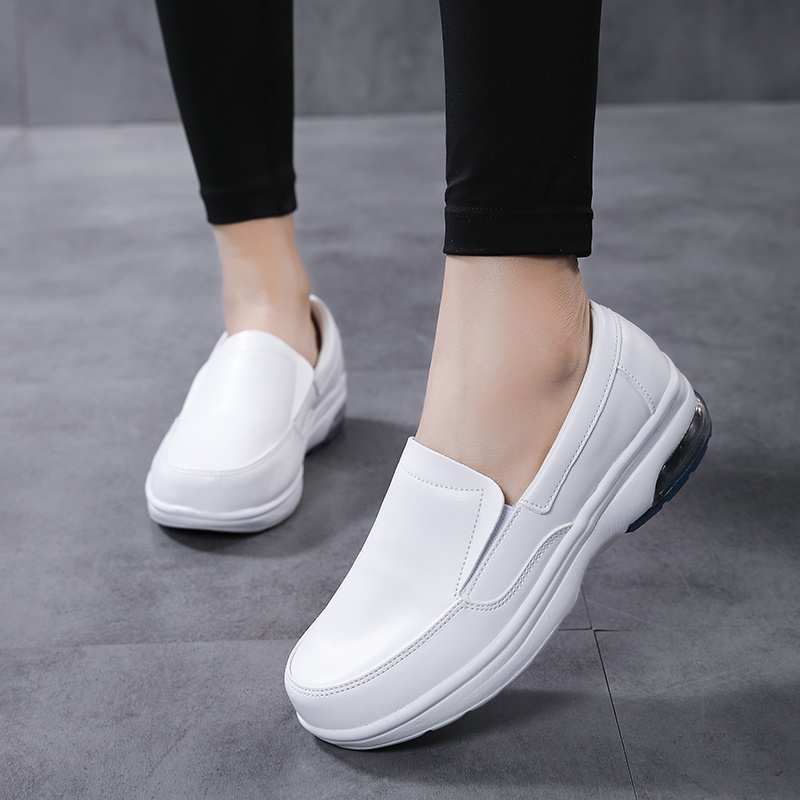 All white non 2024 slip nursing shoes