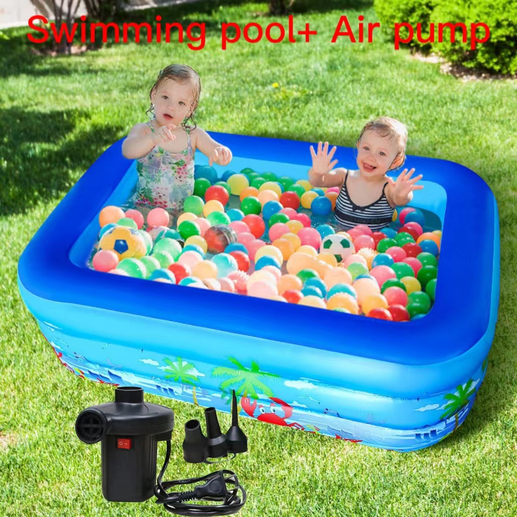 2M Inflatable Swimming Pool 1.5M Large Outdoor Inflatable Pool Adult