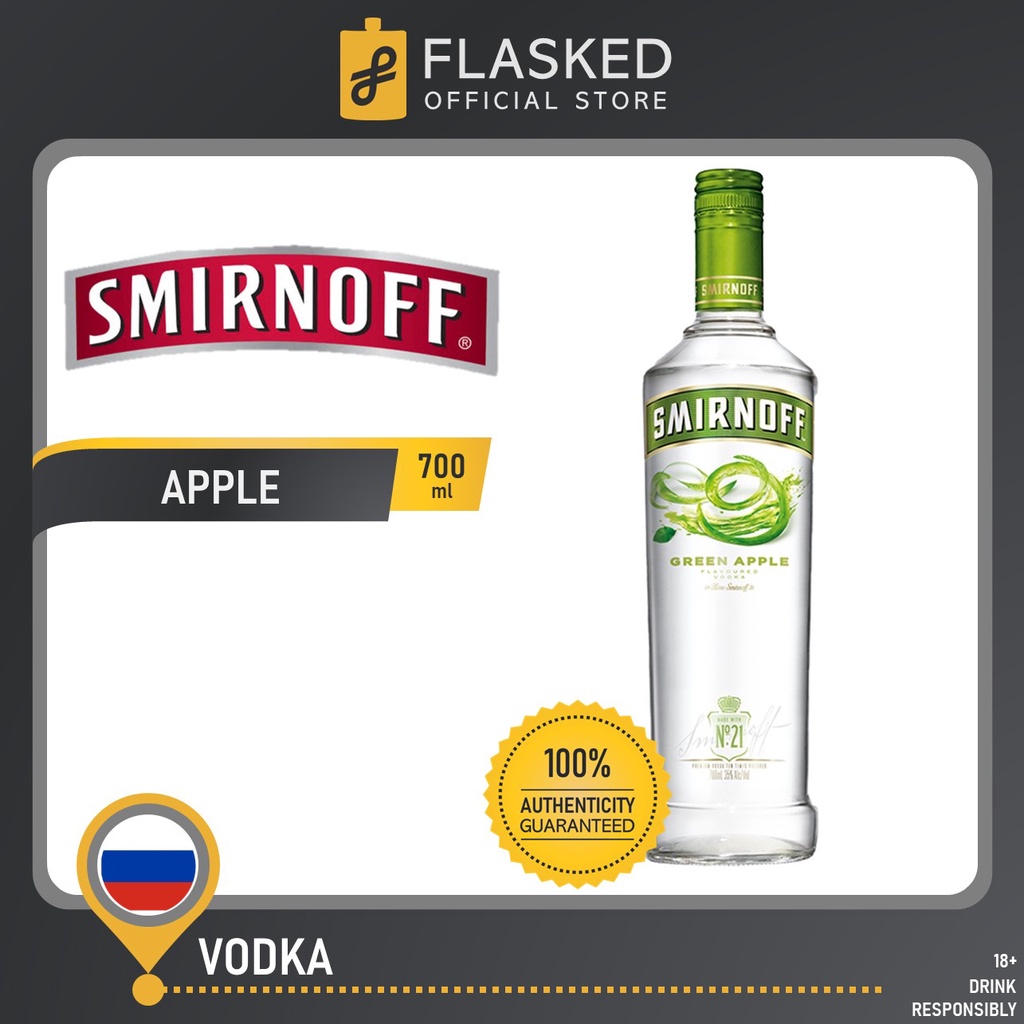 Smirnoff Apple Vodka 700ml Shopee Philippines 4176