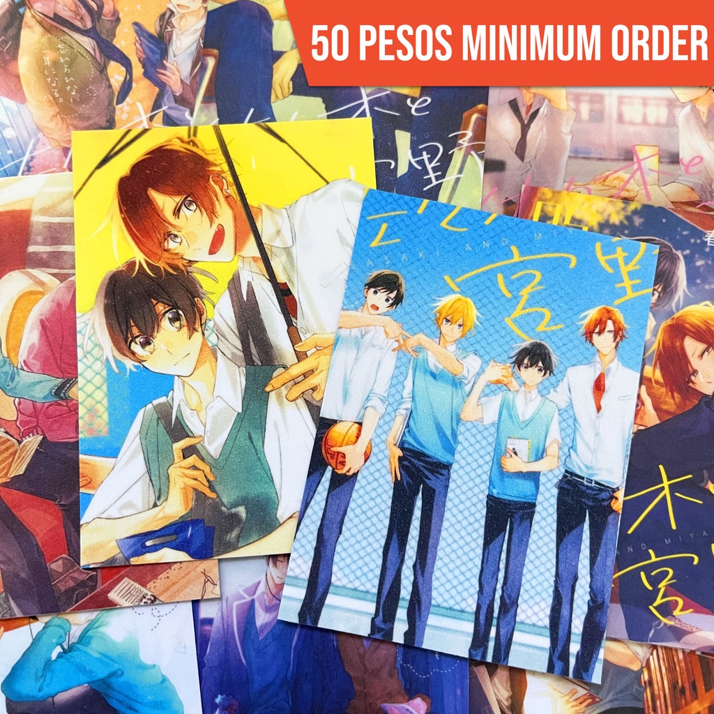 Sasaki and Miyano - Cover Illustration Card Complete Sets (3 Types of Bundle)