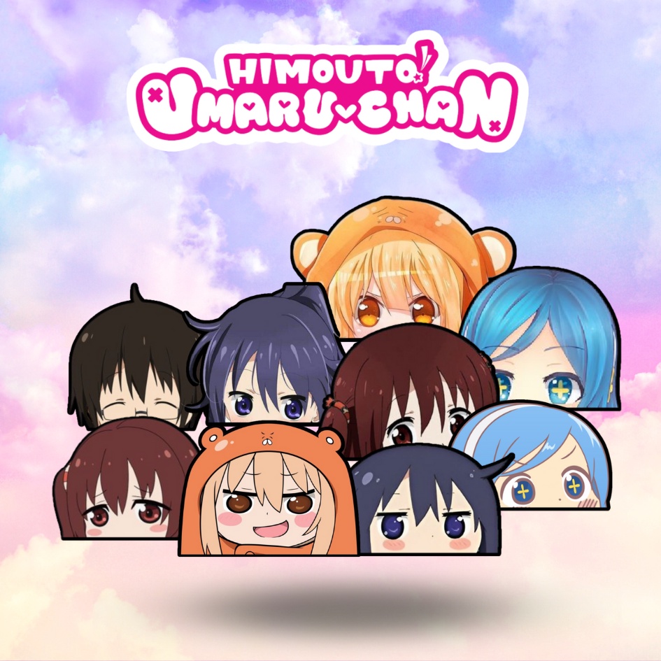 Himouto! Umaru-chan Peeker Vinyl Sticker with freebies 3 inches Chibi ...