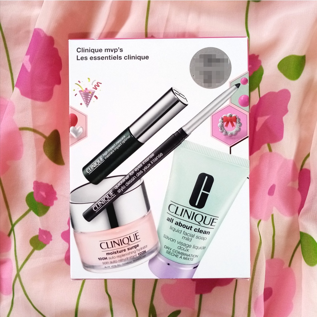 Clinique 4Pc. MVPs Skincare & Makeup Set Shopee Philippines