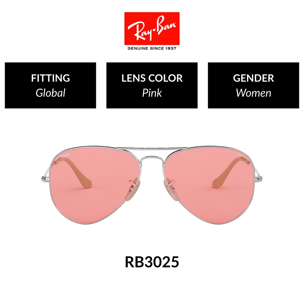 Ray ban store aviator evolve pink