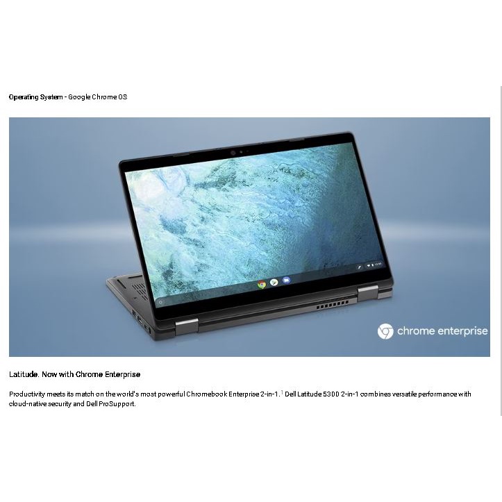 dell latitude 5300 2 in 1 chromebook enterprise