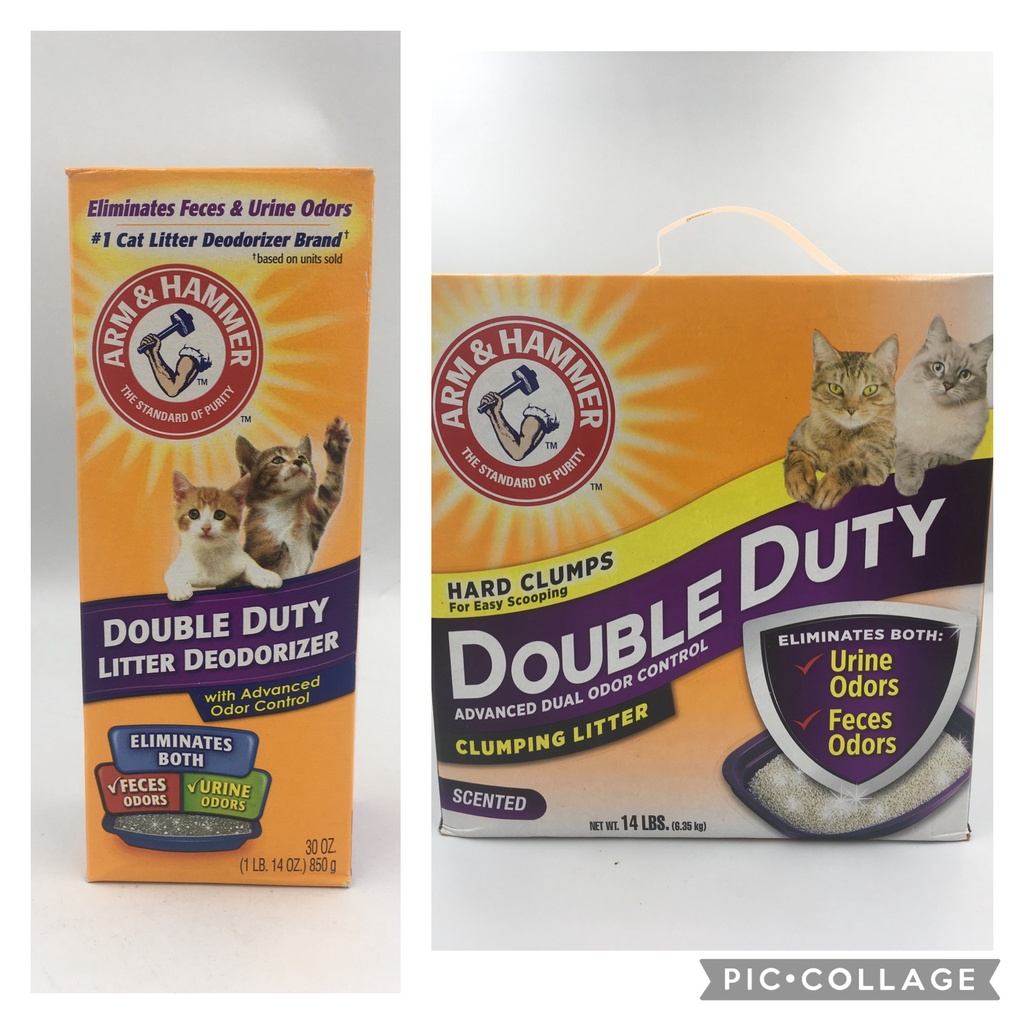 Arm & Hammer Double Duty Clumping Litter 14lbs (6.35kg) / Double Duty