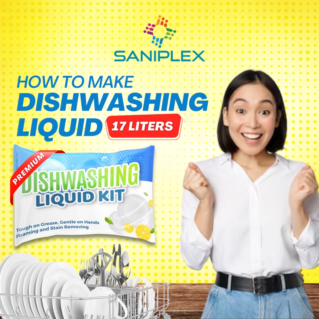Saniplex Premium Diy Dishwashing Liquid Kit 1718 Liters Yield With