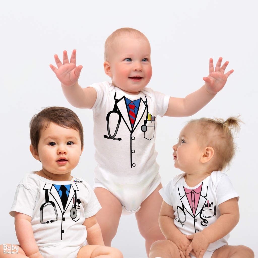 Doctor Career Baby Onesie 0-12 months Cotton Bodysuit Profession