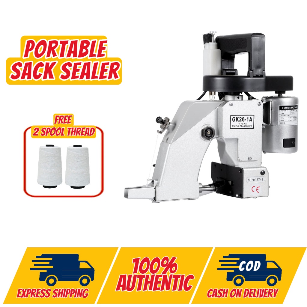 sack sealer heavy duty bag closer portable handy sewer sewing