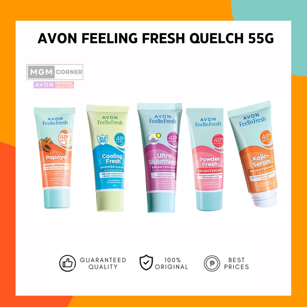 Avon Feeling Fresh Quelch 55g Shopee Philippines
