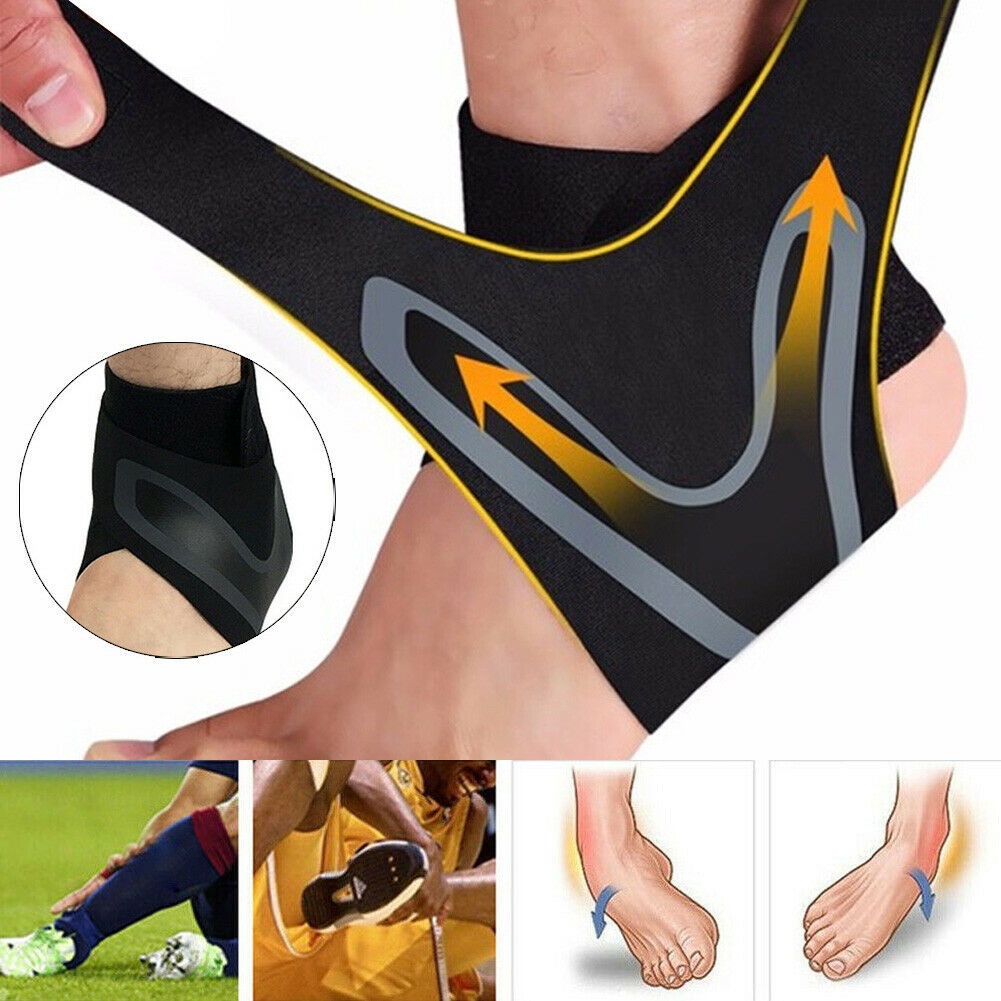 MAXXGYM 1PCS Ankle Stabilizer Brace Tendon Pain Relief Strap Foot