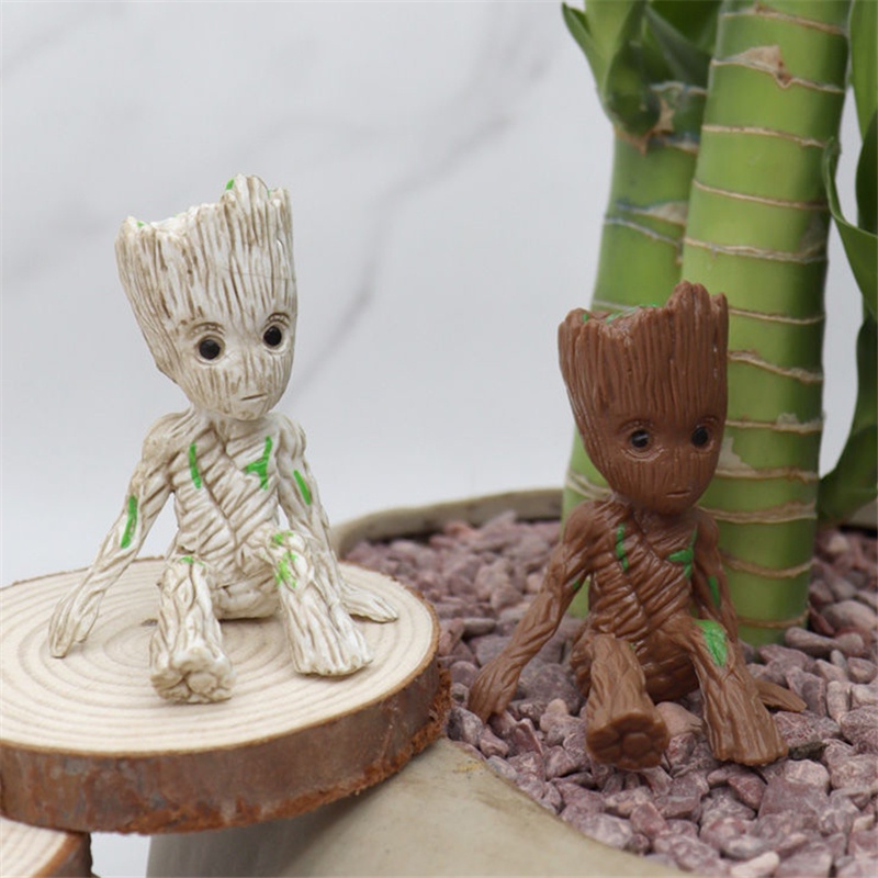 6cm Groot Grout Sitting Collectible Anime Toys PVC Cartoon Mini Action ...
