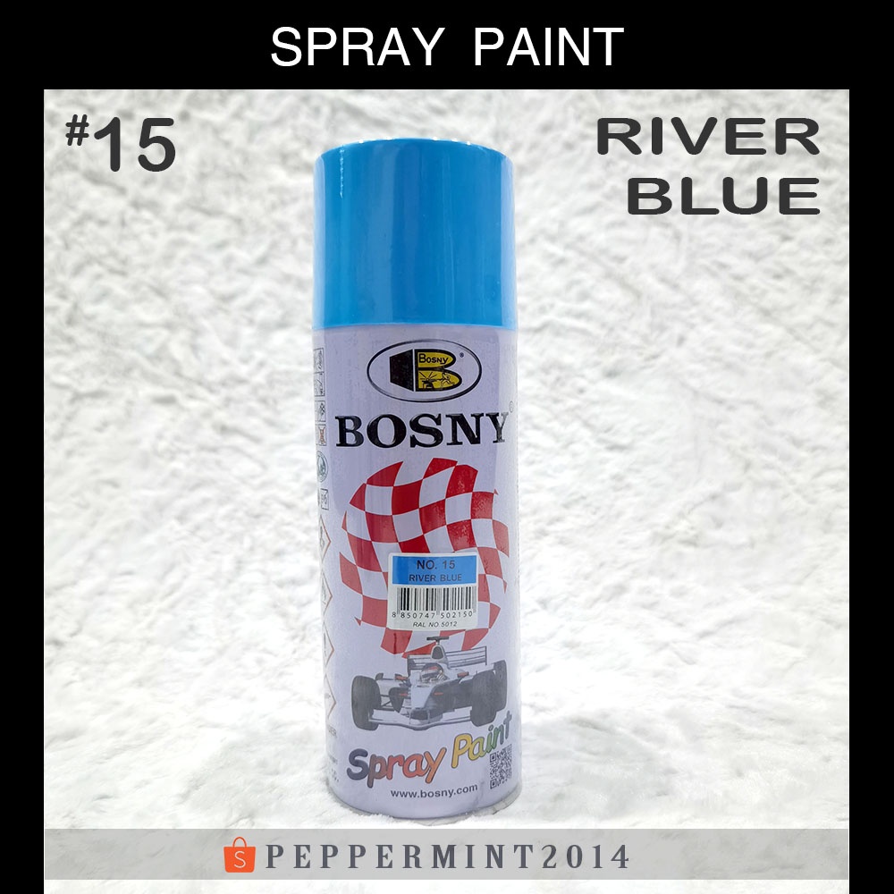 Original Authentic Bosny 100 Pure Acrylic Spray Paint Solid Multiple