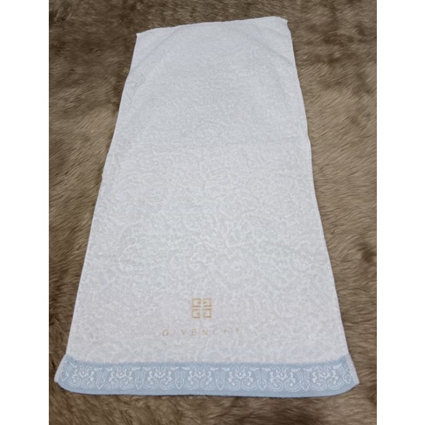 Givenchy Baby Blue Long Face Towel Shopee Philippines