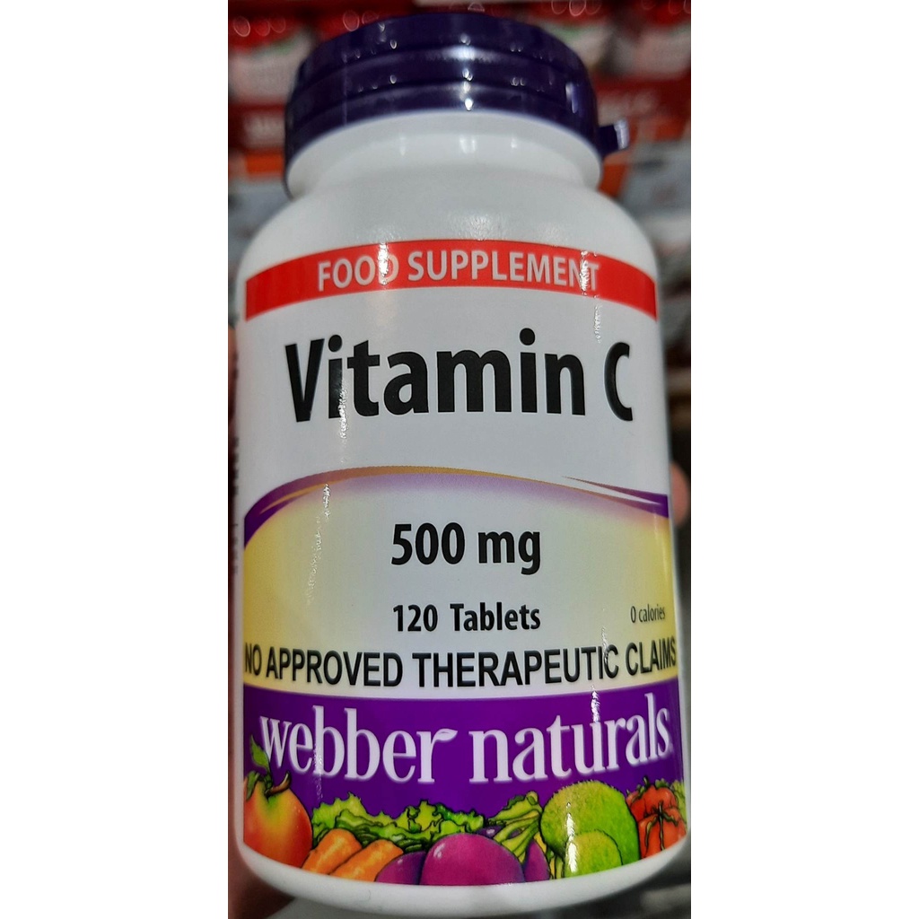 ber Naturals Vitamin C 500mg (120 tablets) Shopee Philippines