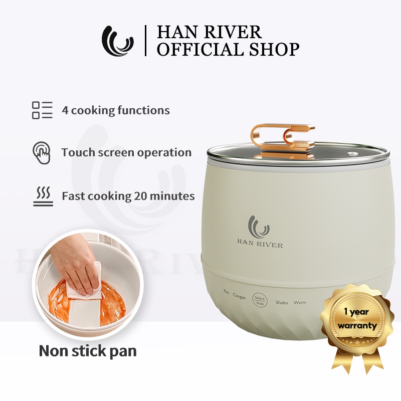 Han River Rice Cooker 1L/Rice Cooker Small/Rice Cooker Mini Shopee