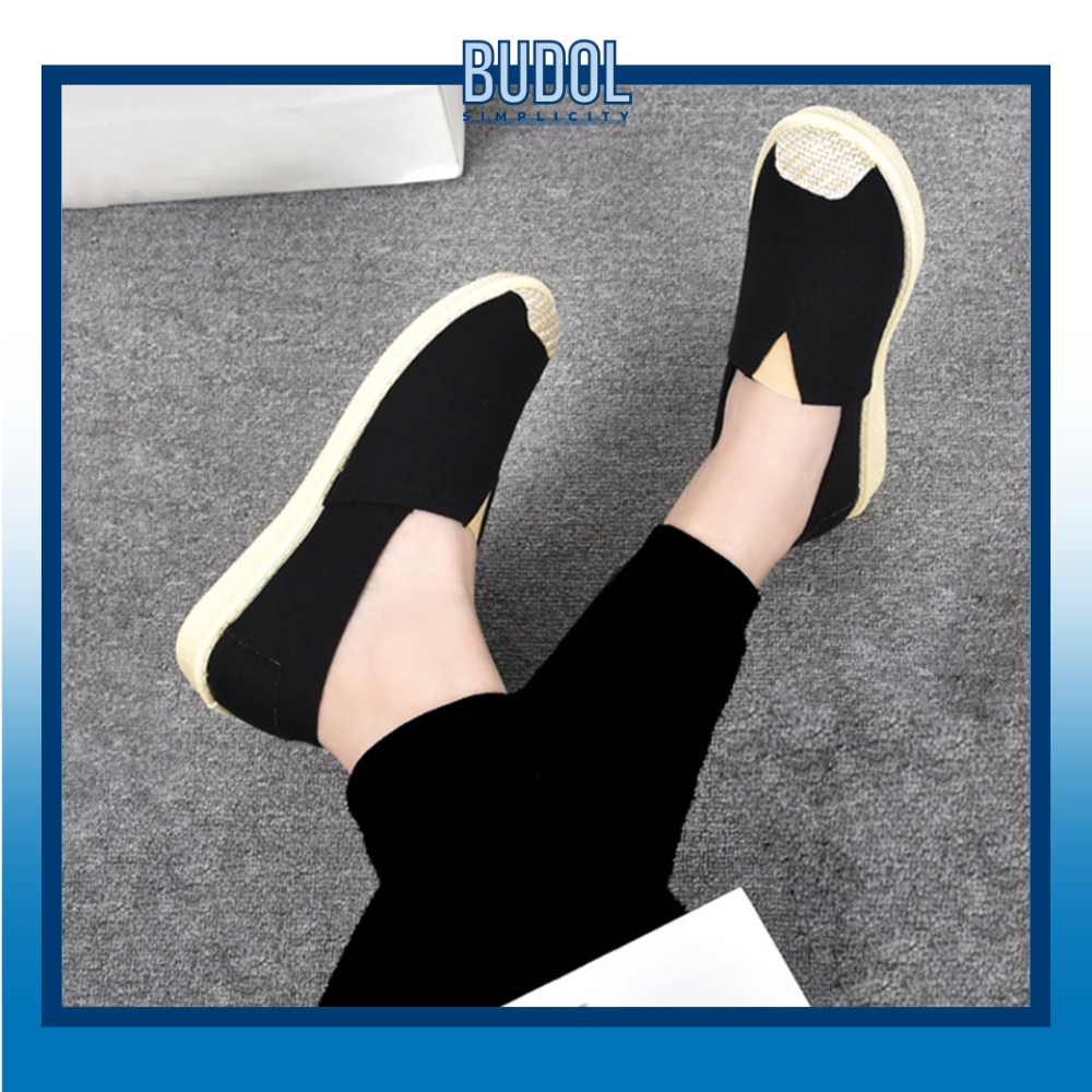 Budol Simplicity WOMEN Slip On Shoes Korean Shoes Rubber Fashion Shoes