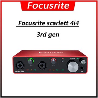 Newest Focusrite Scarlett Solo (3rd gen) USB Audio Interface Sound Card  24-Bit/192KHz AD-Converters For Recording Mic Guitar - AliExpress