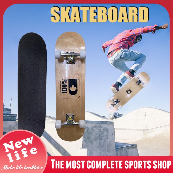 Wooden Quality Large Skateboard for Kids & Teens – Durable & Smooth Ride