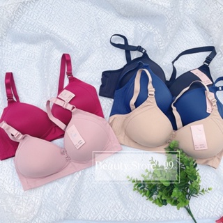 129 Comportable underwear bra big cup w/o wire pwede sa matabang tao good  for women's bra (Cup C)