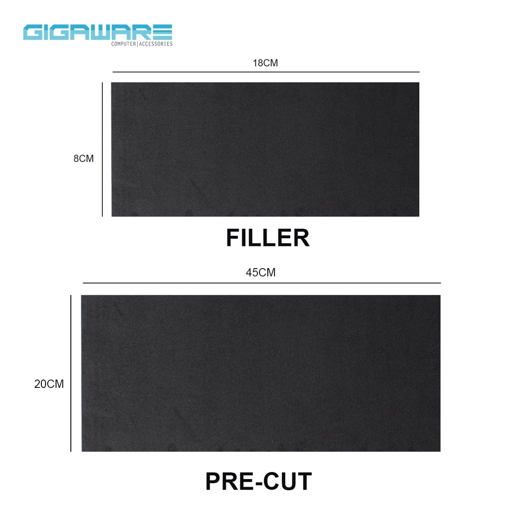 Gigaware 2mm EVA Foam Sound Dampener for Mechanical Keyboard