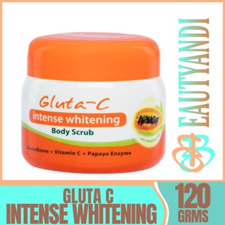 Gluta C Intense Whitening Body Scrub with Natural Papaya Enzymes