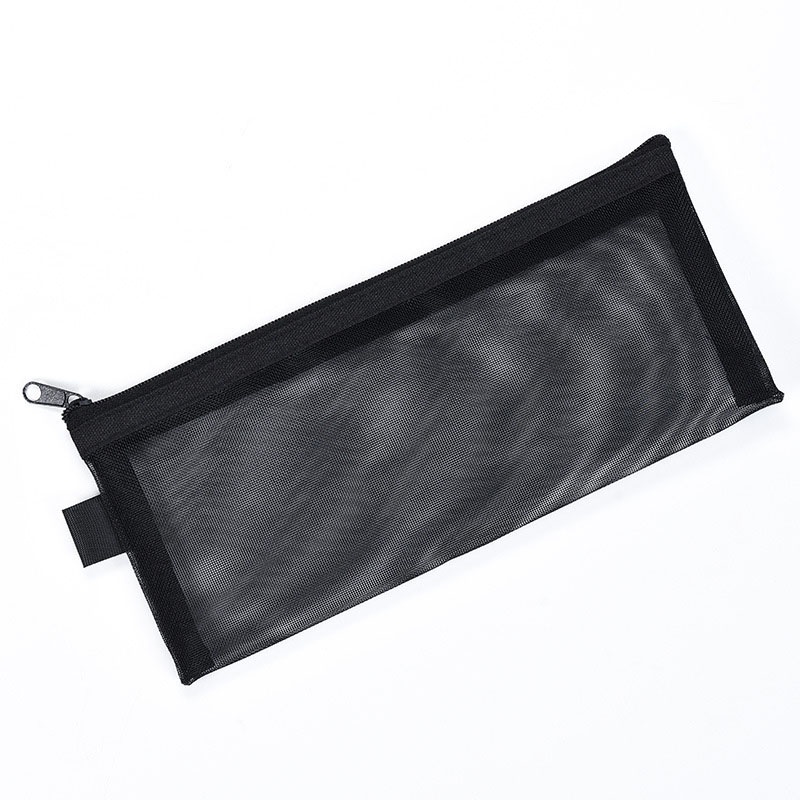 Stationary Mesh Pen Bag Nylon Pencil Bag Pencil Case Mesh Pen Case ...