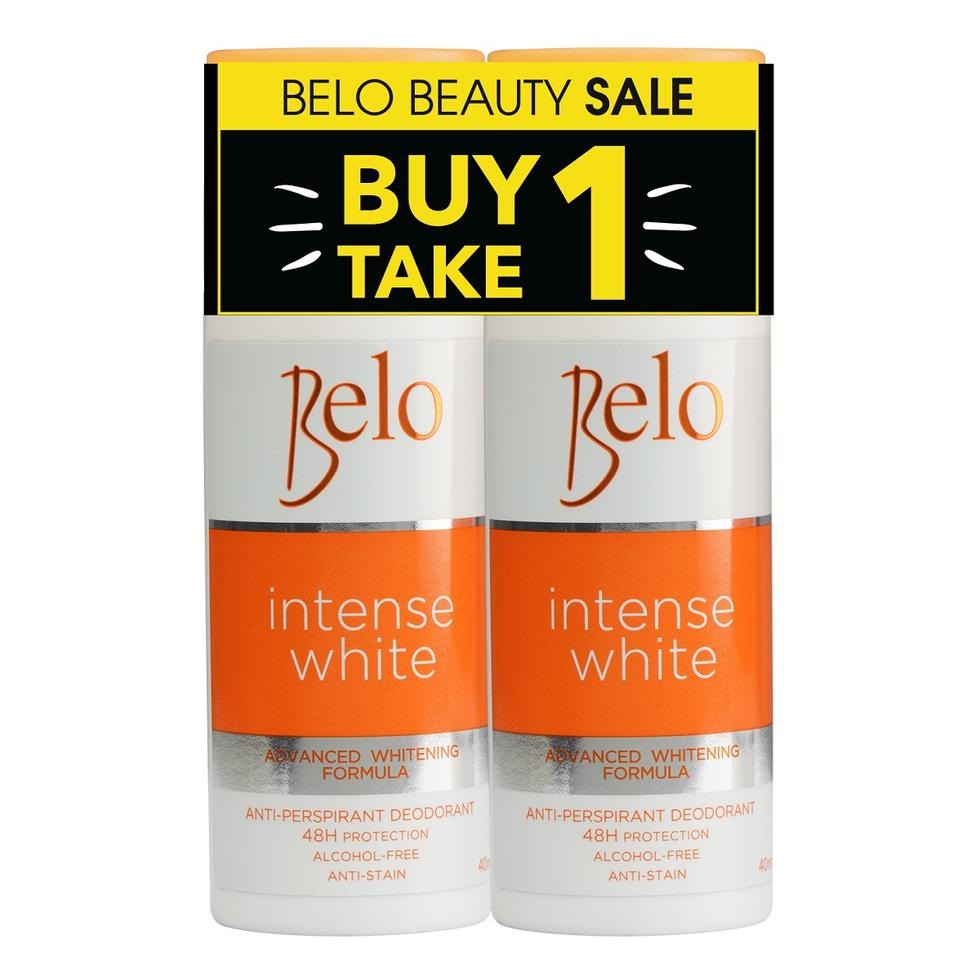 Belo AntiPerspirant Deodorant Intense White 40Ml Buy 1 Take 1 Shopee
