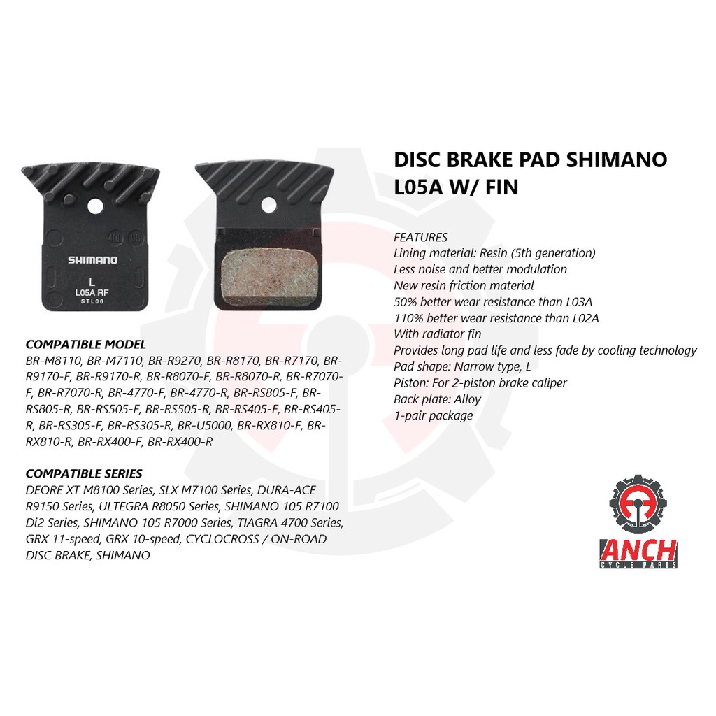 Pastillas De Freno Shimano Pastillas De Freno De Disco Semi-metálicas Compatibles Con Shimano Tiagra BR-4770 Y BR-RS405 - Para Bicicletas Pastillas Semi-metálicas Shimano Tiagra - Foto 14