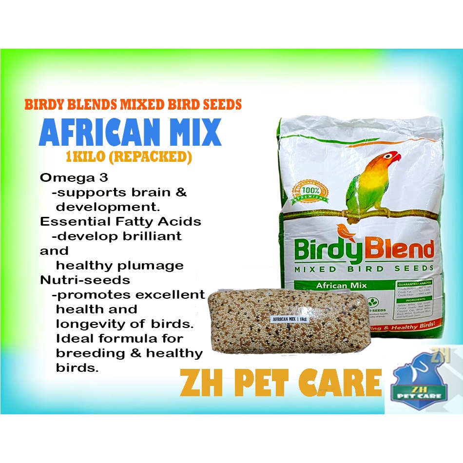 Birdy Blend AFRICAN MIX Bird Seeds | 1KG (REPACKED) | Shopee Philippines