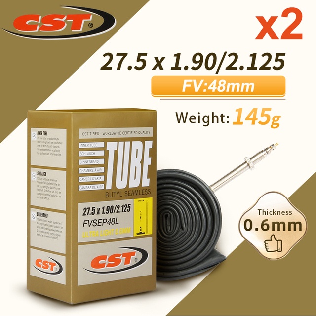 Continental quality road long valve inner tube hotsell
